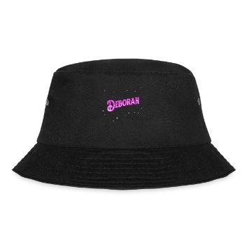 Deborah Namen personalisiert - Bucket Hat - Schwarz - Vorne - Lela (165cm)