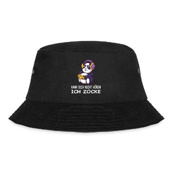 Kann Dich Nicht Hören Ich Zocke. Gaming Zocken - Bucket Hat - Schwarz - Vorne - Lela (165cm)