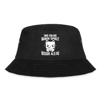 Der Controller Soll Mit Dir Sein. Videospiele - Bucket Hat - Schwarz - Vorne - Lela (165cm)
