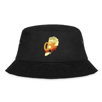 Hiking and beer mountains home vacation hiking - Bucket Hat - black - Front - Lela (165cm)