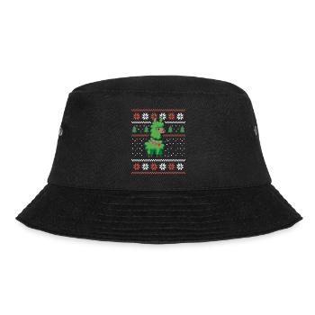 Lama Alpaga Tenue de Noël - Bob - noir - Devant - Lela (165cm)