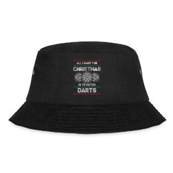 Ich Möchte Dart Sehen - Bucket Hat - Schwarz - Vorne - Lela (165cm)