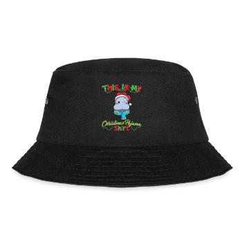 This Is My Christmas Pajama Shirt Xmas Pyjama - Bucket Hat - black - Front - Lela (165cm)