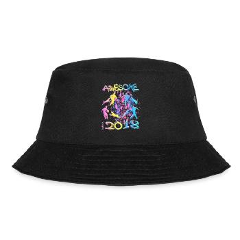 Awesome since 2018. Agility, Hundetraining - Bucket Hat - Schwarz - Vorne - Lela (165cm)