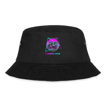Retro Holzfäller Holzbearbeitung Holzbearbeitung Logger - Bucket Hat - Schwarz - Vorne - Lela (165cm)