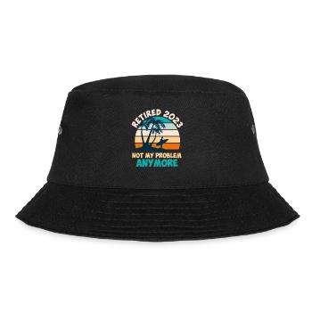 Pensioners 2023 no longer my problem - Bucket Hat - black - Front - Lela (165cm)