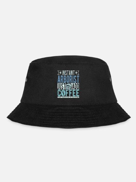 Buchalter Kaffee Spruch - Bucket Hat - Schwarz