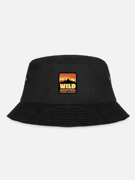 Camping Adventures Wild - Bucket Hat - black