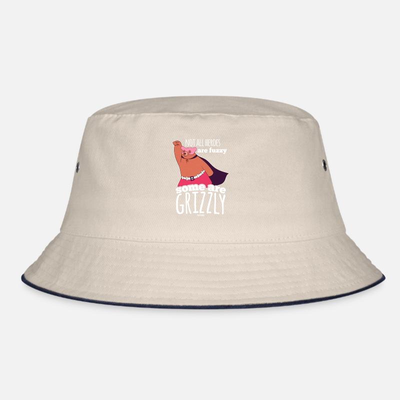 Superheld Vorbild Braunbär Grizzly Bucket Hat