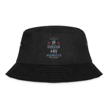 My circus, my monkeys - Bucket Hat - black - Front - Lela (165cm)