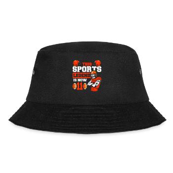 Diese Sportlegende Ist Jetzt 11, Rugbyspiel 11. - Bucket Hat - Schwarz - Vorne - Lela (165cm)
