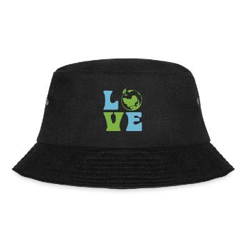 Conservationist Love Planet Earth Natural Reserve - Bucket Hat - black - Front - Lela (165cm)