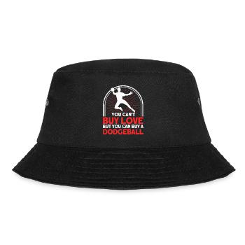Dodgeball Player Gift Ball Games Dodgeball - Bucket Hat - black - Front - Lela (165cm)