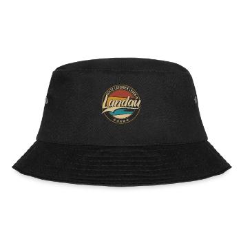 Landau Echte Legenden leben in Landauer - Bucket Hat - Schwarz - Vorne - Lela (165cm)