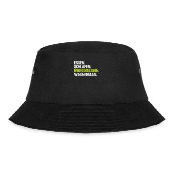 Mikrobiologie Mikrobiologe Biologie Biologe - Bucket Hat - Schwarz - Vorne - Lela (165cm)