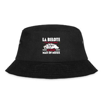 La Belote C'est un peu comme la baise Mais en mieu - Bob - noir - Devant - Lela (165cm)