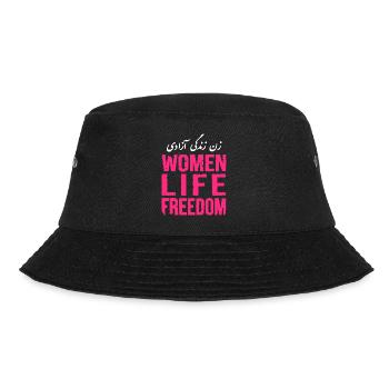 Women life freedom - Bucket Hat - Schwarz - Vorne - Lela (165cm)