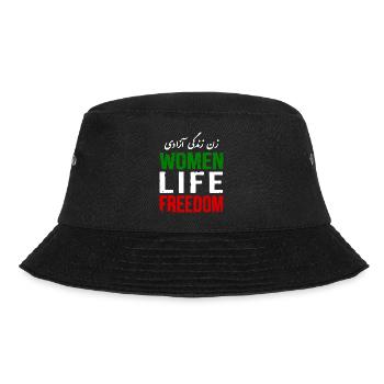 Women life freedom - Bucket Hat - Schwarz - Vorne - Lela (165cm)