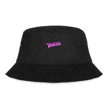 Vanessa name personalized - Bucket Hat - black - Front - Lela (165cm)