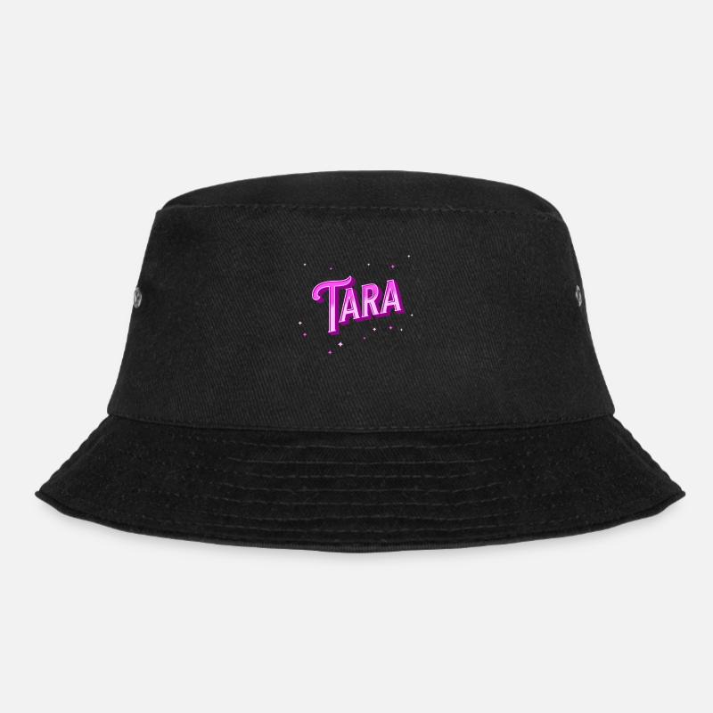 Tara Namen personalisiert - Bucket Hat - Schwarz