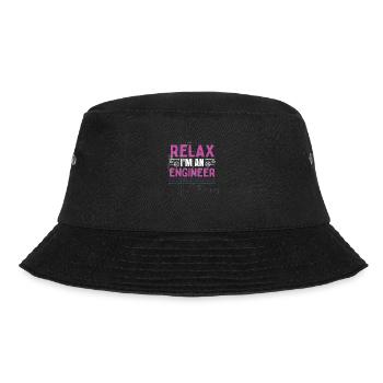 Ingenieurin Damen - Bucket Hat - Schwarz - Vorne - Lela (165cm)