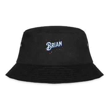 Brian Namen personalisiert - Bucket Hat - Schwarz - Vorne - Lela (165cm)