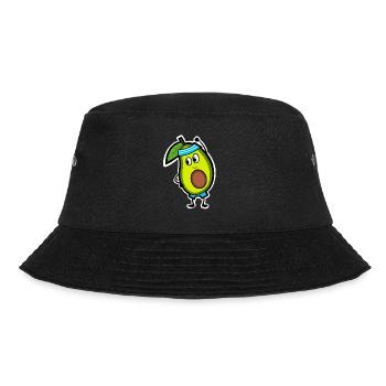 Aerobic Avocado - Bucket Hat - black - Front - Lela (165cm)