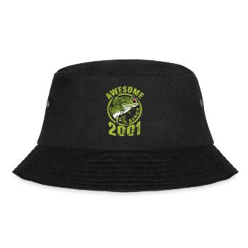 Awesome since 2001. Angel, Angler's birthday - Bucket Hat - black - Front - Lela (165cm)