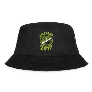 Awesome since 2017. Angel, Angler's Birthday - Bucket Hat - black - Front - Lela (165cm)