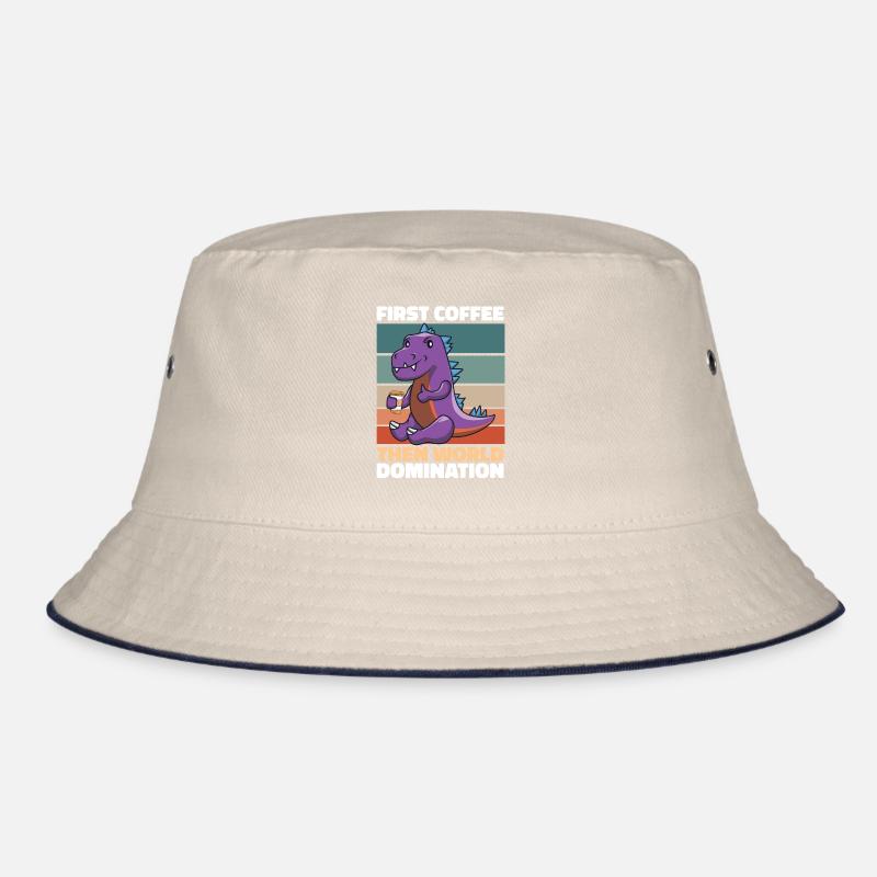 Dinosaurier Kaffee Bucket Hat