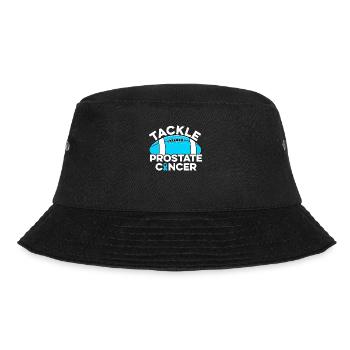 Prostatakrebs bekämpfen Fußball Prostatakrebs - Bucket Hat - Schwarz - Vorne - Lela (165cm)