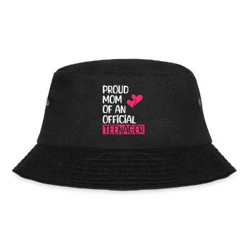 Proud mother of an official teenager for the 13th birthday - Bucket Hat - black - Front - Lela (165cm)