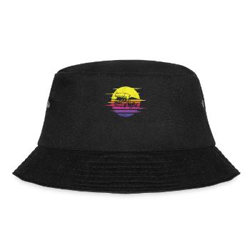 Camper Gift Idea Camping - Bucket Hat - black - Front - Lela (165cm)
