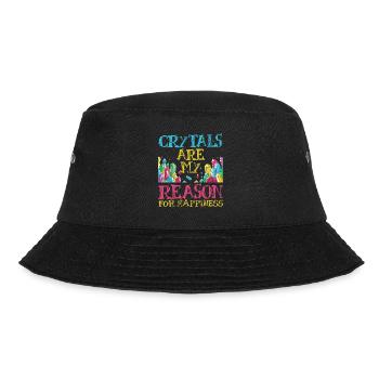 Crystal Healing Crystals and Stones - Bucket Hat - black - Front - Lela (165cm)