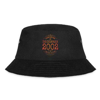 Birthday December 2002 Limited Edition Vintage - Bucket Hat - black - Front - Lela (165cm)
