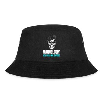 Radiology You Pose We Expose Radiology X-Ray Rad T - Bucket Hat - Schwarz - Vorne - Lela (165cm)
