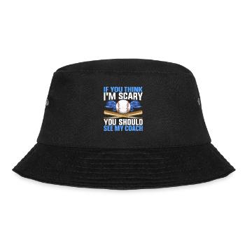 Wenn Sie denken, dass ich gruselig bin, sollten - Bucket Hat - Schwarz - Vorne - Lela (165cm)