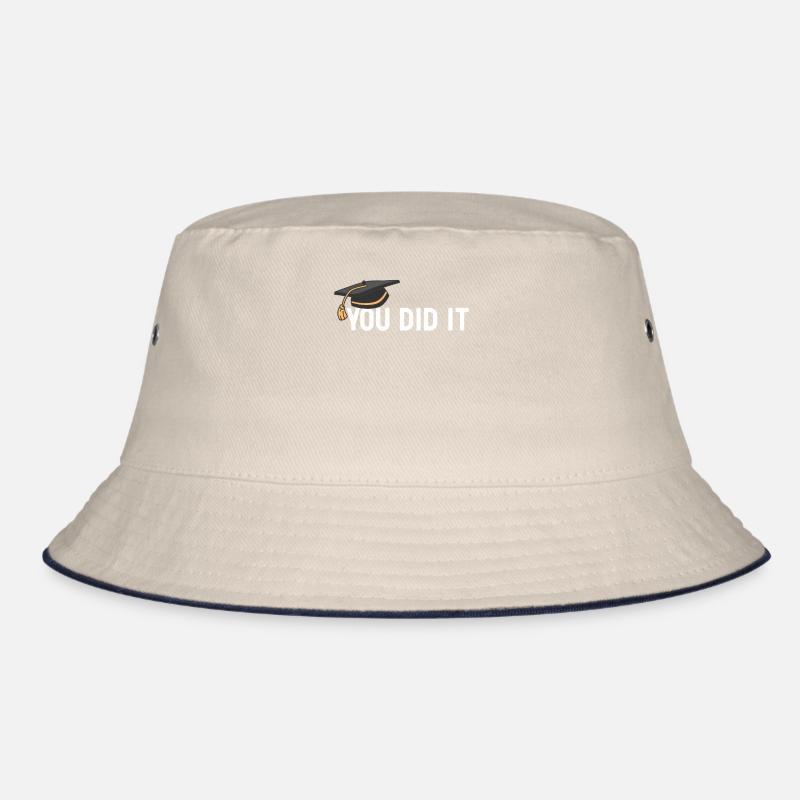 You Did It Graduated Glückwunsch zum Abschluss Bucket Hat