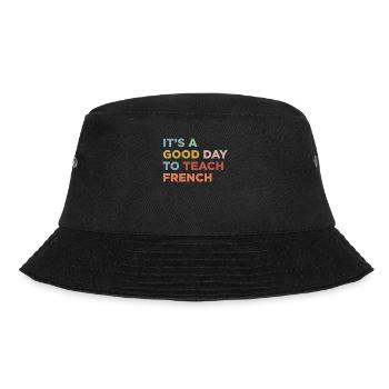 Teaching French teachers - Bucket Hat - black - Front - Lela (165cm)