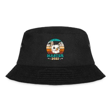 Master Abschluss Master 2023 - Bucket Hat - Schwarz - Vorne - Lela (165cm)