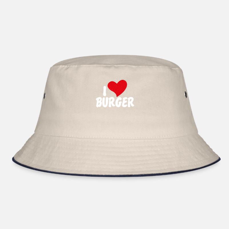 Burger Lover Geschenk Bucket Hat