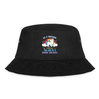 Marine Biology Be A Unicorn Unless Marine Animals - Bucket Hat - black - Front - Lela (165cm)