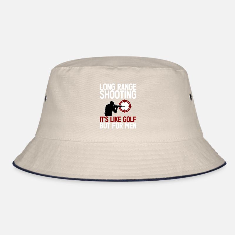 Long Range Shooting, It's Like Golf But For Men 2 Bucket Hat