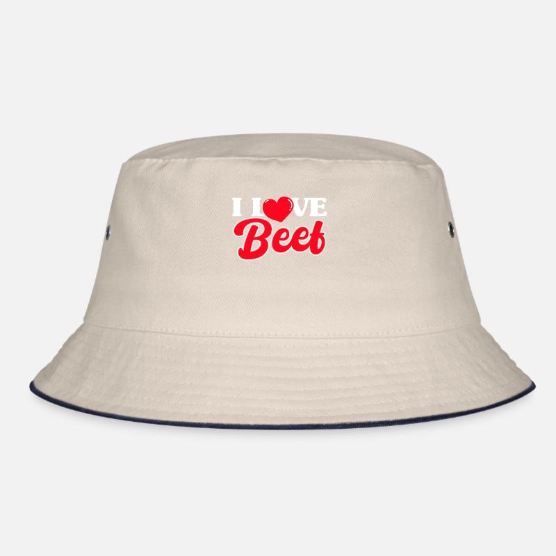 I Love Beef Bucket Hat
