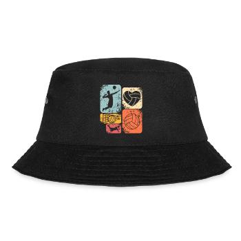 Volleyball - Bucket Hat - black - Front - Lela (165cm)