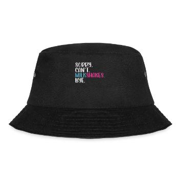 I love Milkshakes Milkshake Gift - Bucket Hat - black - Front - Lela (165cm)