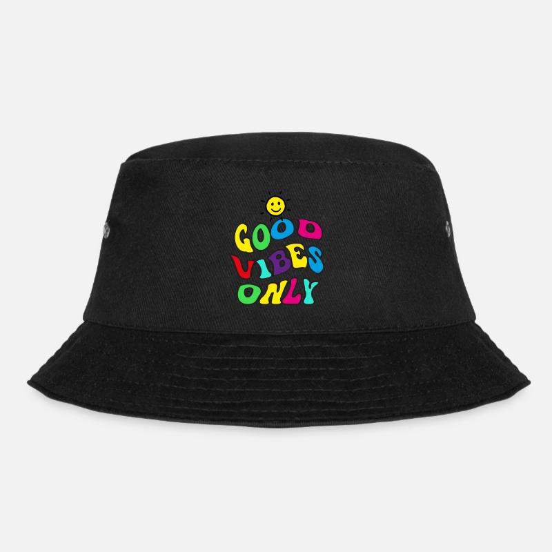 Good Vibes Only - Bucket Hat - Schwarz