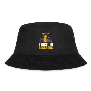 Bassoon -Spieler Bassoonist Marschband - Bucket Hat - Schwarz - Vorne - Lela (165cm)