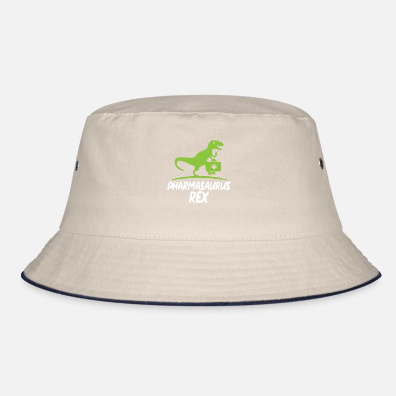 Pharmazeut Pharmasaurus Rex Apotheke Pharma T-Rex Bucket Hat