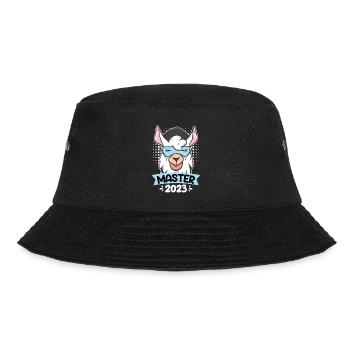 Alpaca with Master Hat Master Degree 2023 - Bucket Hat - black - Front - Lela (165cm)